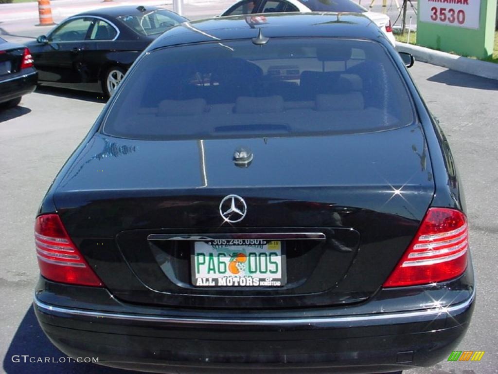2006 S 500 Sedan - Black / Java photo #4
