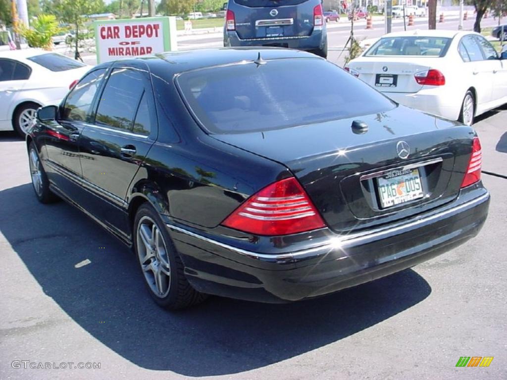 2006 S 500 Sedan - Black / Java photo #5