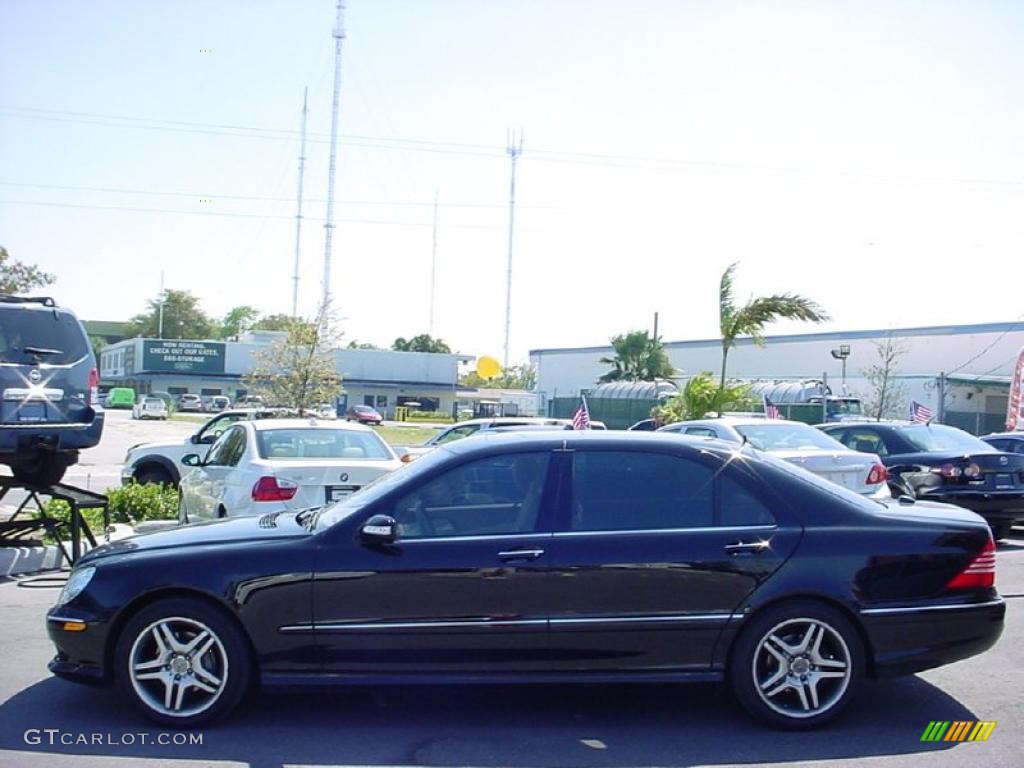 2006 S 500 Sedan - Black / Java photo #6