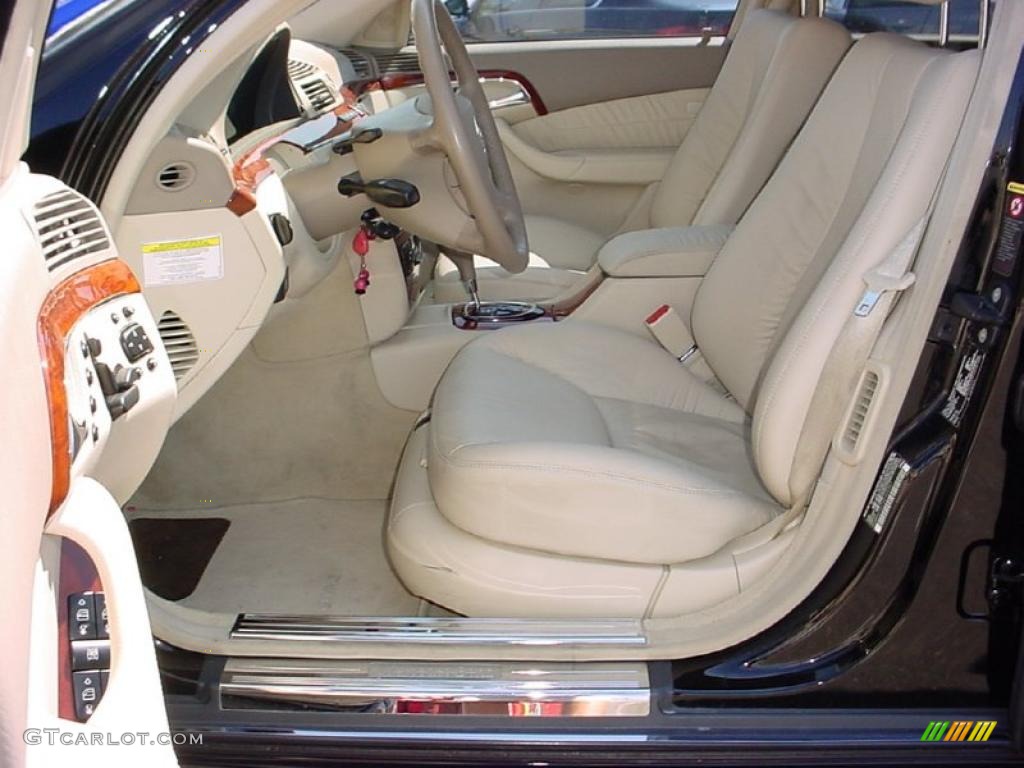 2006 S 500 Sedan - Black / Java photo #10