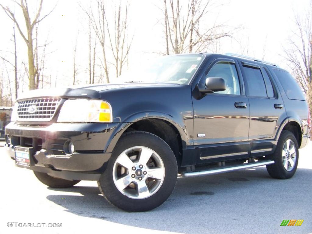 2003 Explorer Limited 4x4 - Black / Medium Parchment Beige photo #5