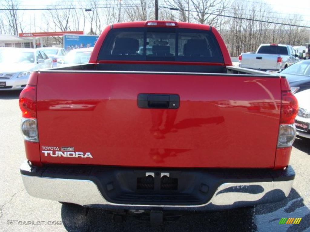 2008 Tundra SR5 Double Cab - Radiant Red / Beige photo #5
