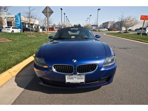 Blue on 2008 Montego Blue Metallic Bmw Z4 3 0i Roadster 2146288 Gtcarlot