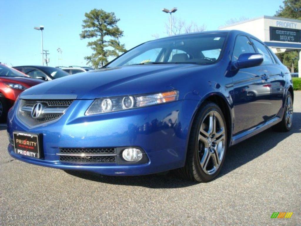 2007 TL 3.5 Type-S - Kinetic Blue Pearl / Parchment photo #1