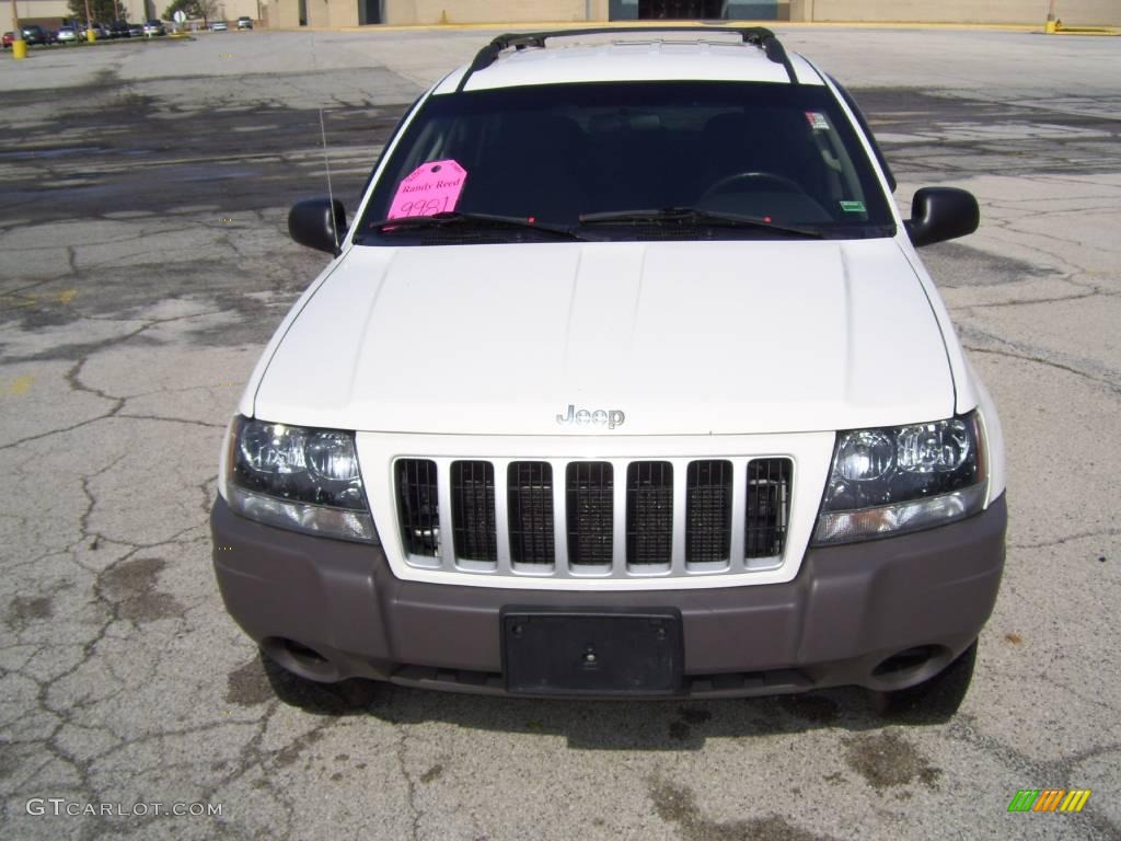 2004 Grand Cherokee Laredo 4x4 - Stone White / Dark Slate Gray photo #3