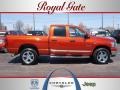 2008 Sunburst Orange Pearl Dodge Ram 1500 Big Horn Edition Quad Cab 4x4  photo #1