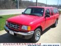 2001 Bright Red Ford Ranger XLT SuperCab  photo #14