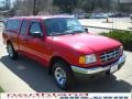 2001 Bright Red Ford Ranger XLT SuperCab  photo #16