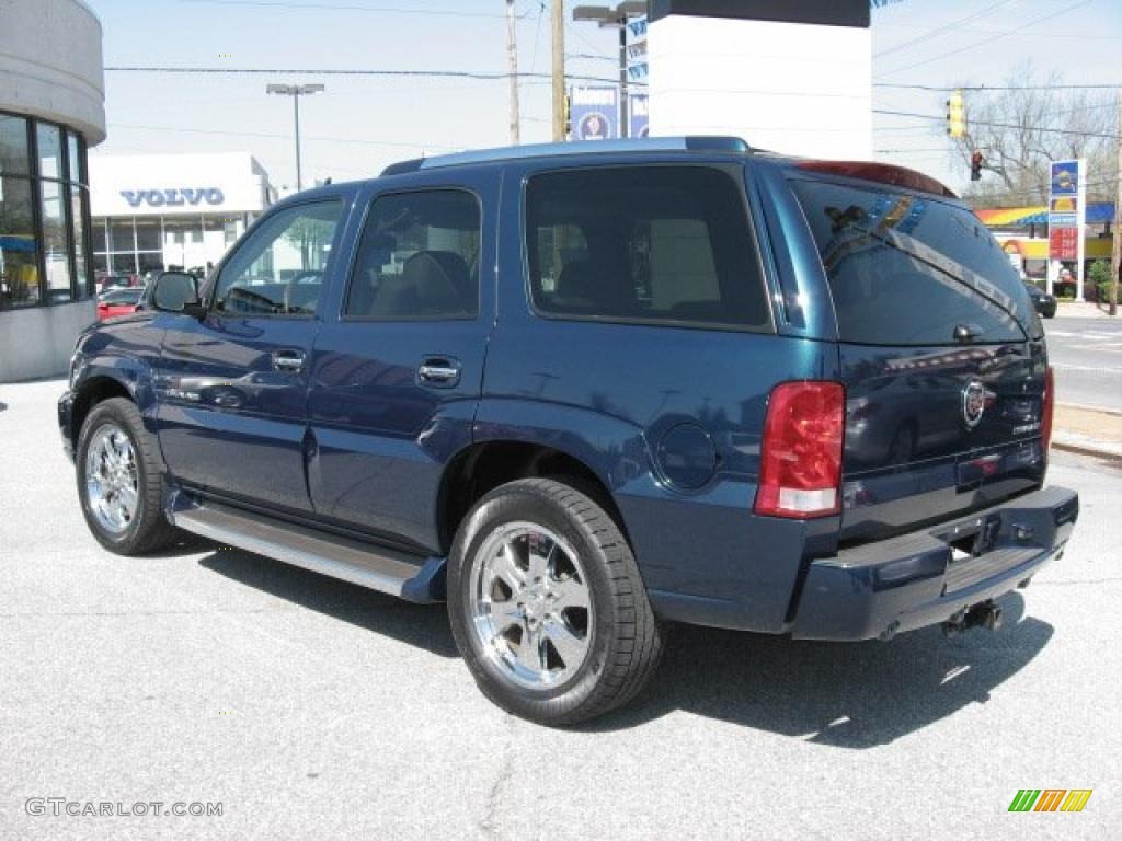 2006 Escalade AWD - Rip Tide Blue / Shale photo #9