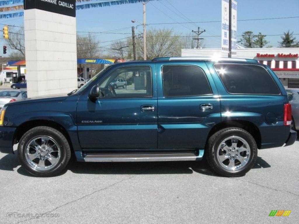 2006 Escalade AWD - Rip Tide Blue / Shale photo #10