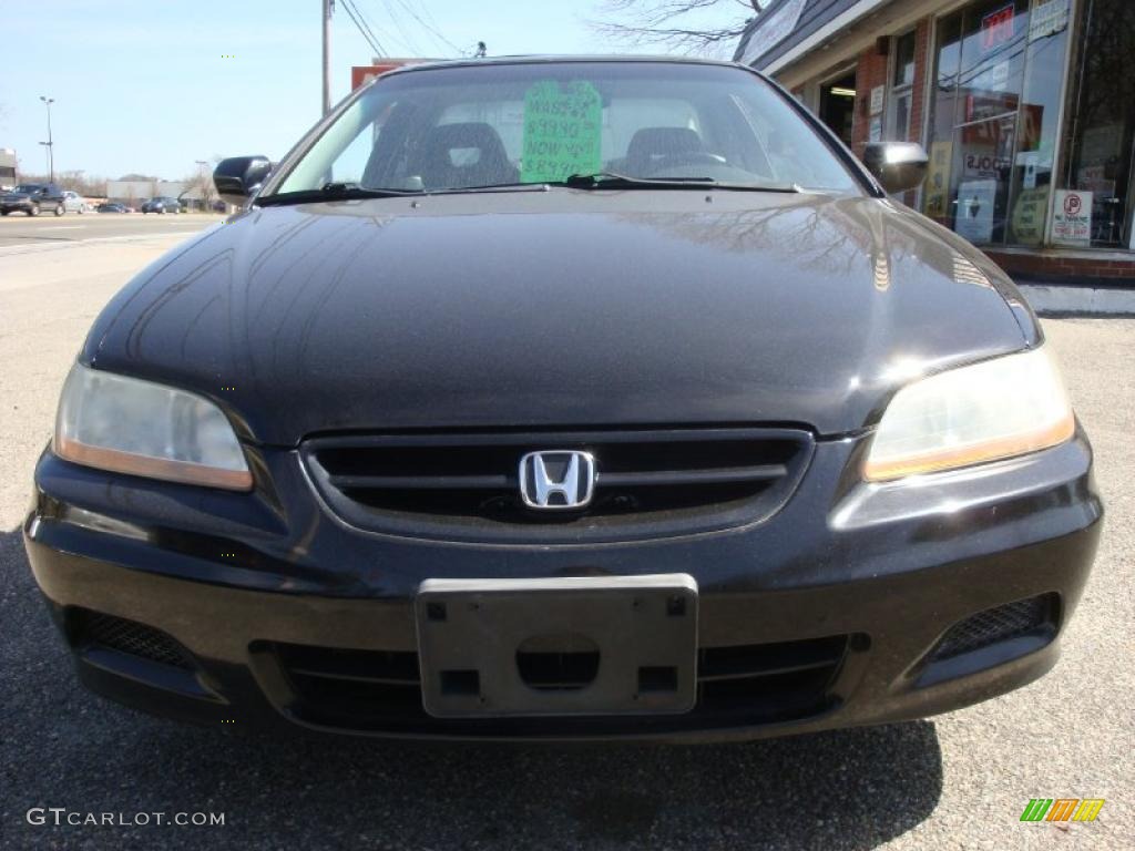 2002 Accord EX V6 Coupe - Nighthawk Black Pearl / Charcoal photo #2