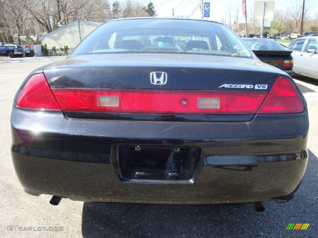 2002 Accord EX V6 Coupe - Nighthawk Black Pearl / Charcoal photo #4