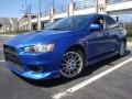 2008 Octane Blue Pearl Mitsubishi Lancer Evolution GSR  photo #1