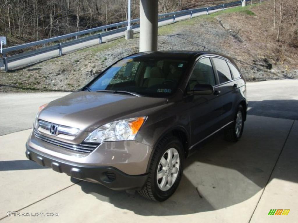 2009 CR-V EX 4WD - Urban Titanium Metallic / Ivory photo #5