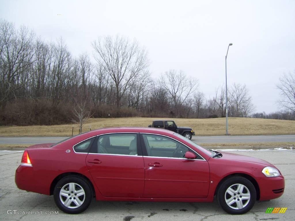 2008 Impala LS - Precision Red / Gray photo #1