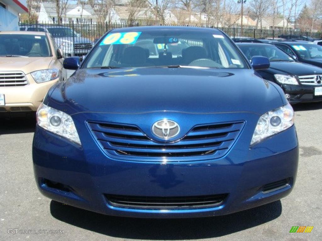 2008 Camry LE - Blue Ribbon Metallic / Ash photo #2