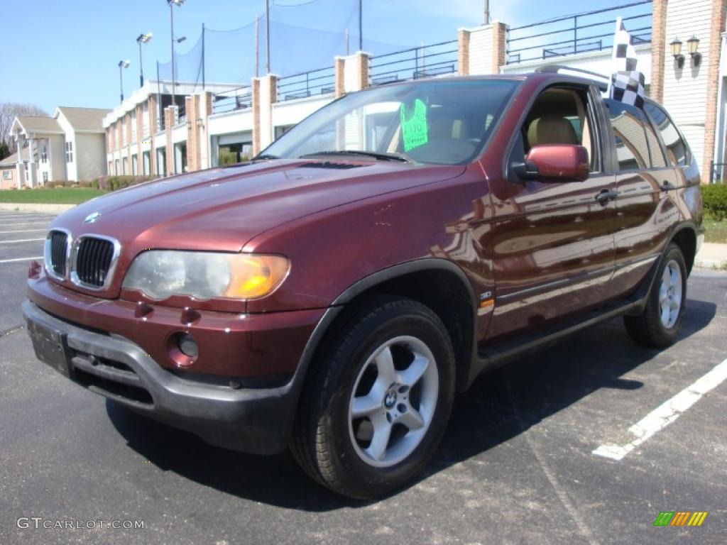 2001 X5 3.0i - Mohogany Brown Metallic / Beige photo #1