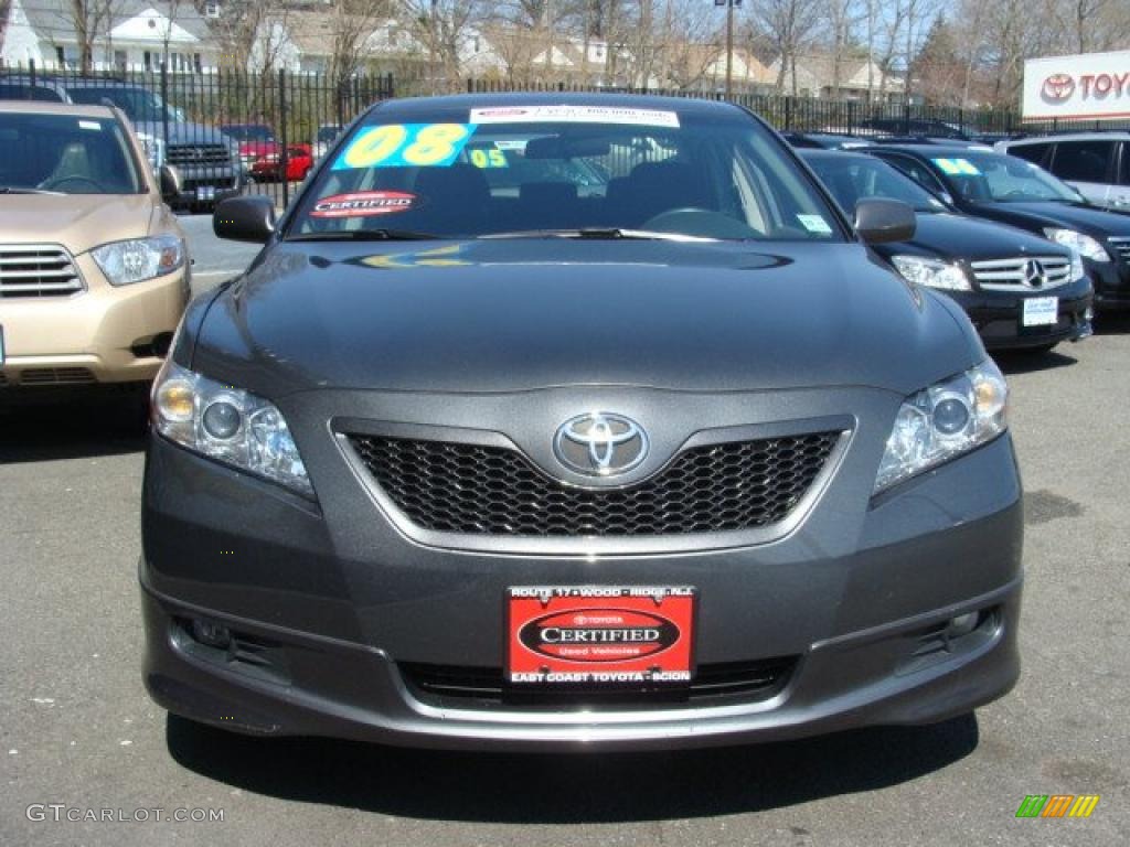 2008 Camry SE - Magnetic Gray Metallic / Dark Charcoal photo #2