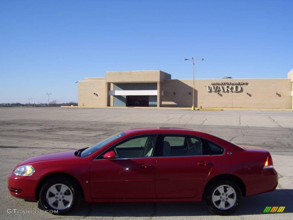 2008 Impala LT - Precision Red / Gray photo #5