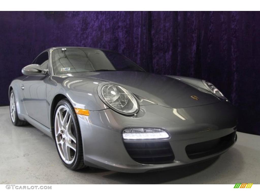 2009 911 Carrera S Coupe - Meteor Grey Metallic / Stone Grey photo #1