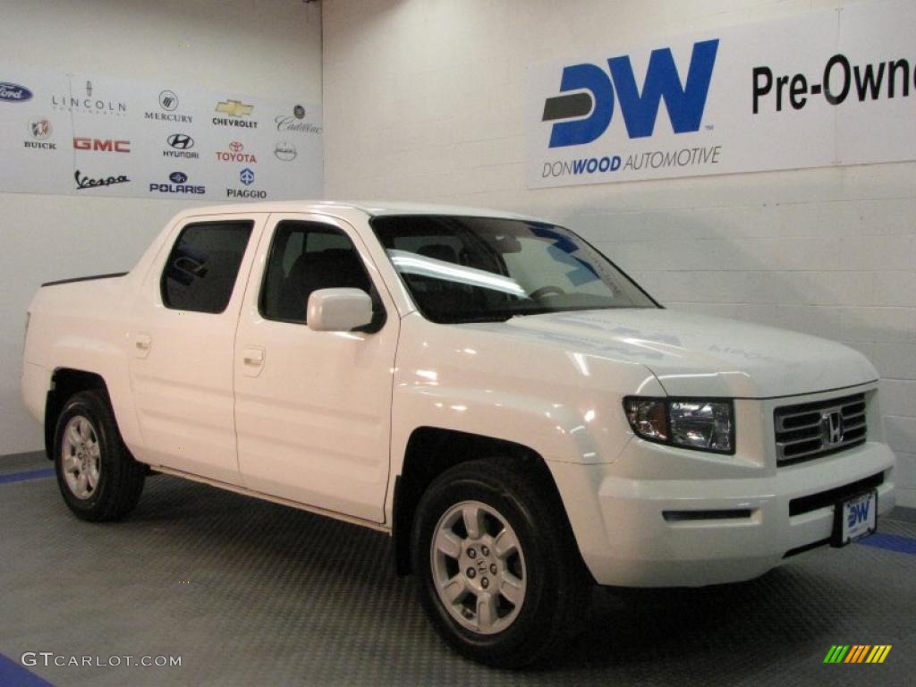 2007 Ridgeline RTS - White / Gray photo #1