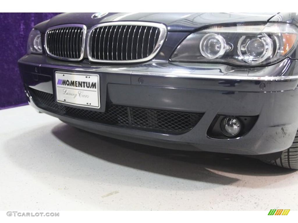 2007 7 Series 750Li Sedan - Monaco Blue Metallic / Cream Beige photo #11