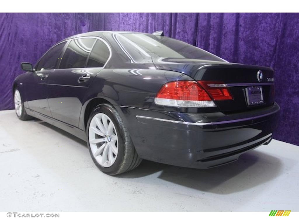 2007 7 Series 750Li Sedan - Monaco Blue Metallic / Cream Beige photo #17