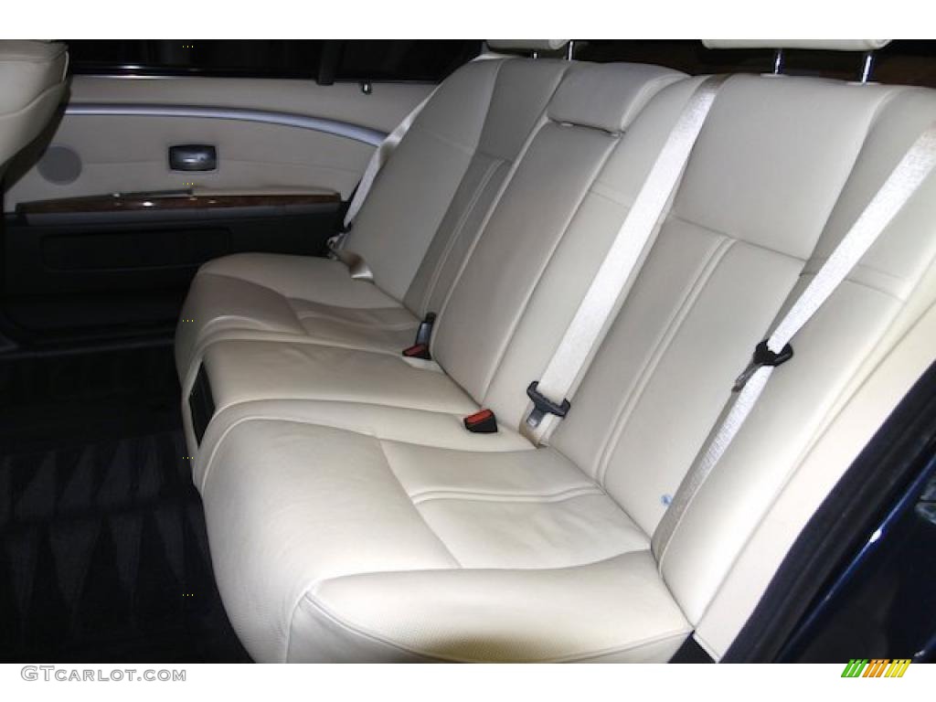 2007 7 Series 750Li Sedan - Monaco Blue Metallic / Cream Beige photo #29