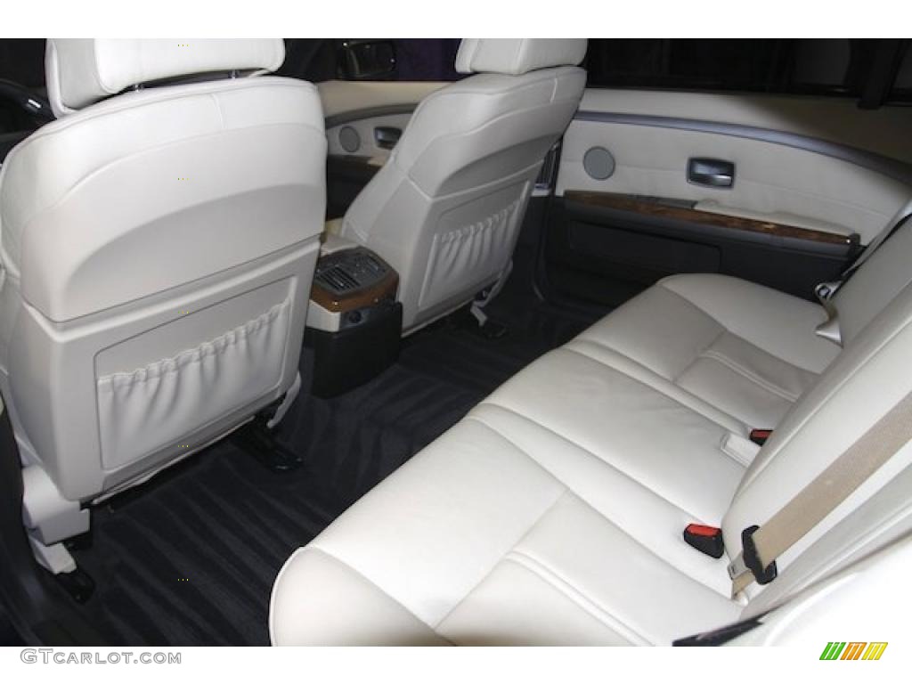 2007 7 Series 750Li Sedan - Monaco Blue Metallic / Cream Beige photo #31