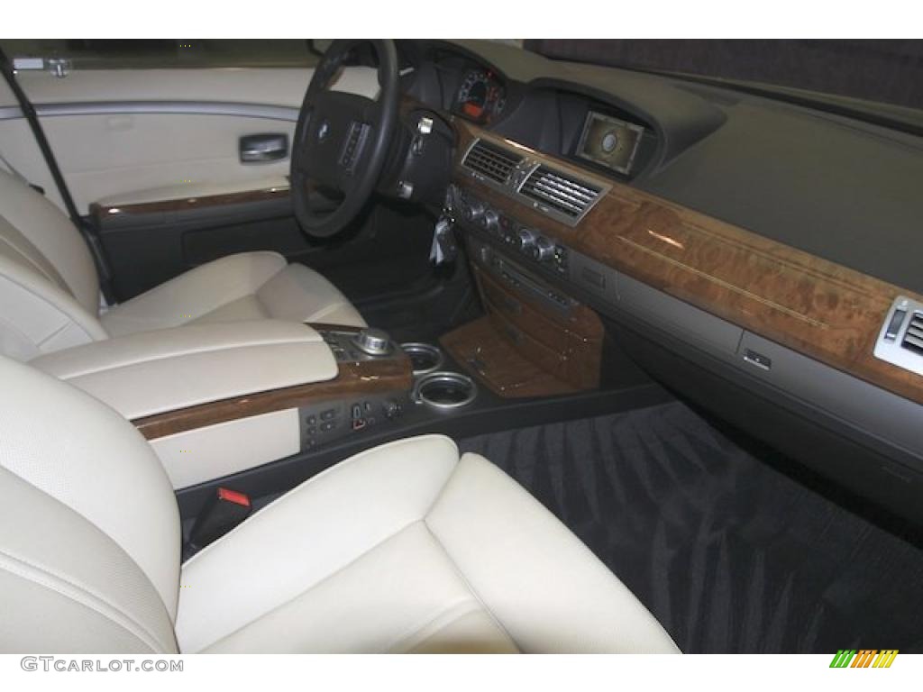 2007 7 Series 750Li Sedan - Monaco Blue Metallic / Cream Beige photo #39