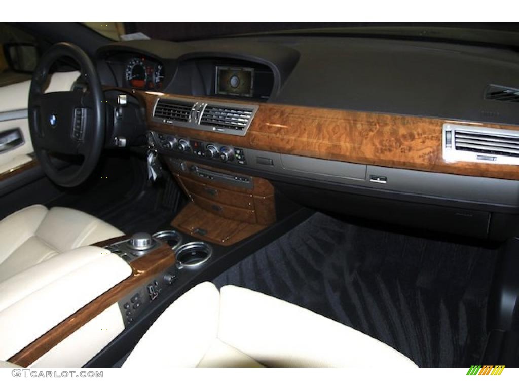 2007 7 Series 750Li Sedan - Monaco Blue Metallic / Cream Beige photo #40