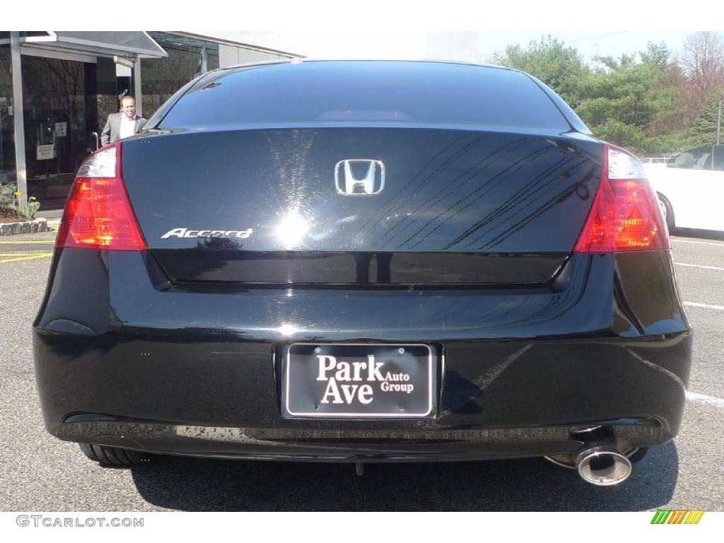 2009 Accord LX-S Coupe - Crystal Black Pearl / Black photo #6