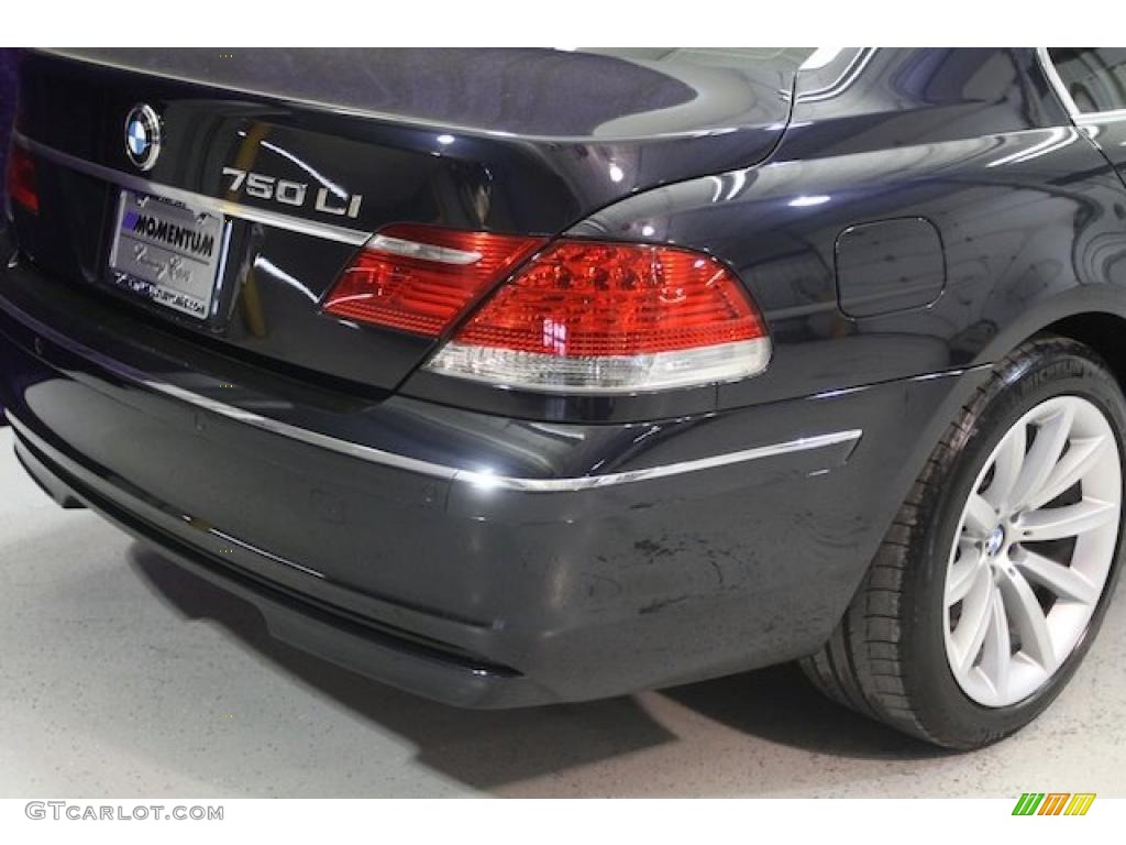 2007 7 Series 750Li Sedan - Monaco Blue Metallic / Cream Beige photo #50