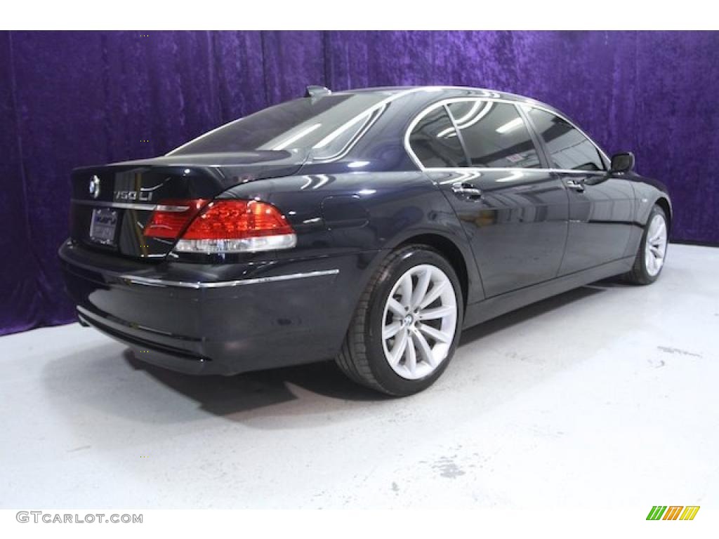 2007 7 Series 750Li Sedan - Monaco Blue Metallic / Cream Beige photo #51