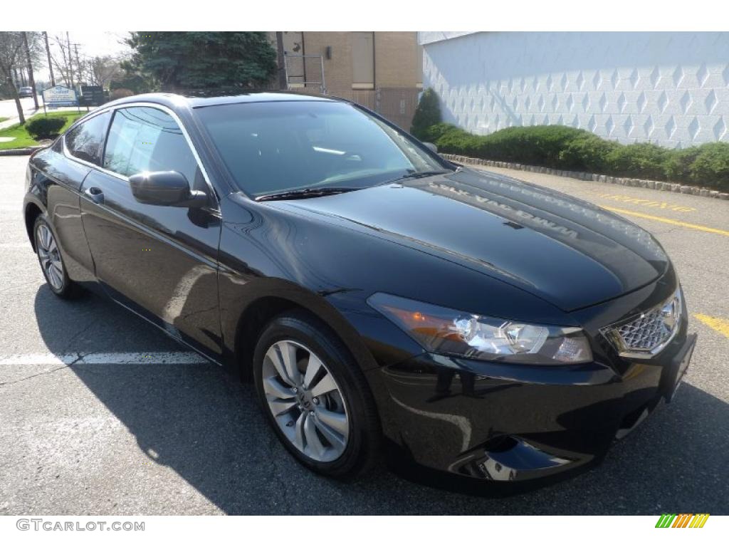 2009 Accord LX-S Coupe - Crystal Black Pearl / Black photo #15