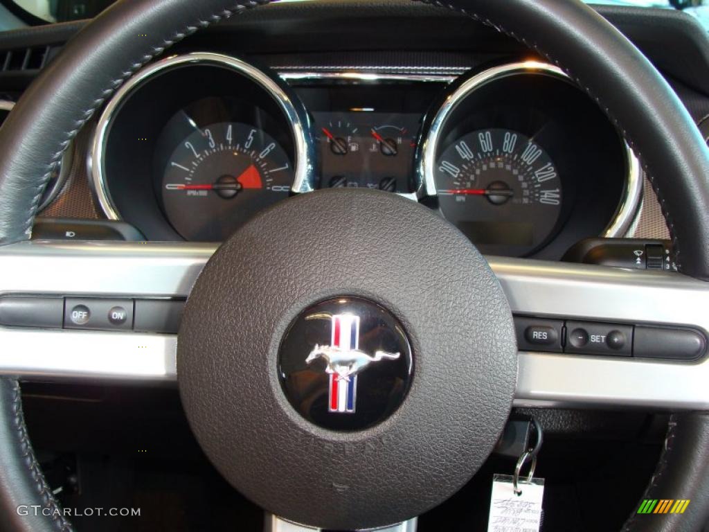 2007 Mustang GT Premium Convertible - Vista Blue Metallic / Charcoal photo #20