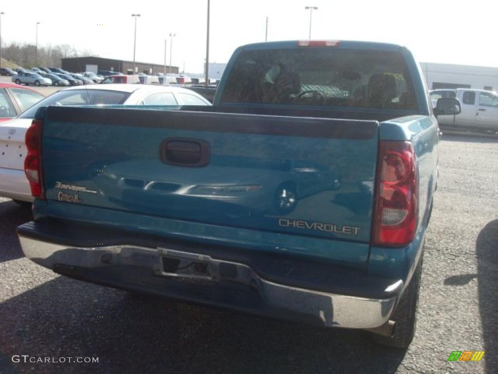 2003 Silverado 1500 LS Extended Cab 4x4 - Arrival Blue Metallic / Dark Charcoal photo #2