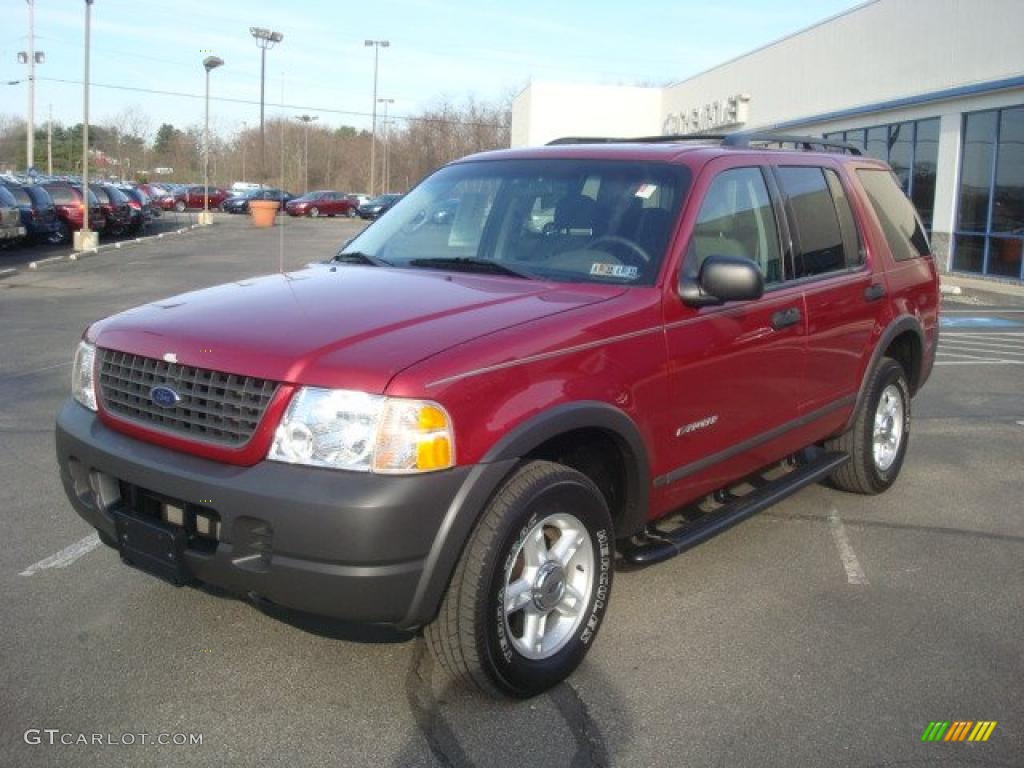 2004 Explorer XLS 4x4 - Redfire Metallic / Graphite photo #7