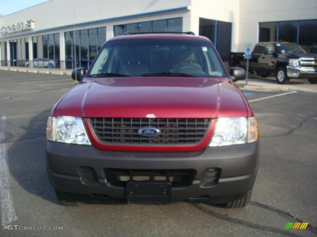 2004 Explorer XLS 4x4 - Redfire Metallic / Graphite photo #8