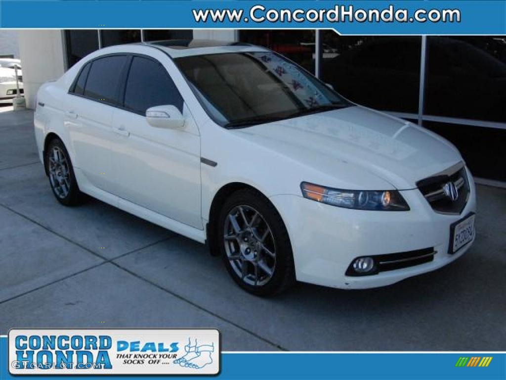 White Diamond Pearl Acura TL