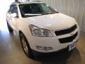 2009 Summit White Chevrolet Traverse LT AWD  photo #1