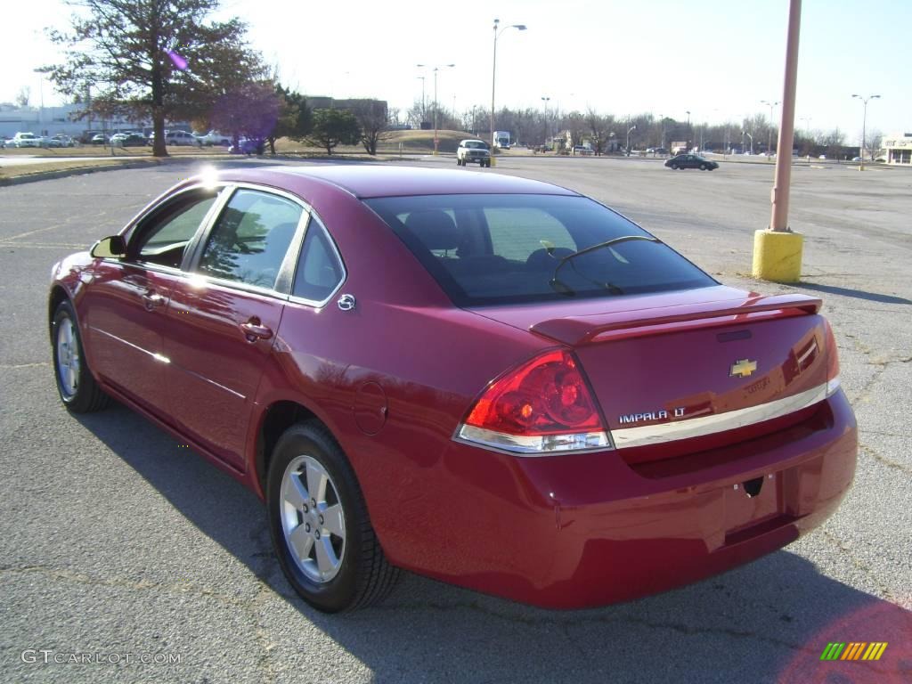 2008 Impala LT - Precision Red / Gray photo #6