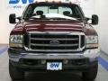 2004 Dark Toreador Red Metallic Ford F350 Super Duty XLT SuperCab 4x4  photo #7