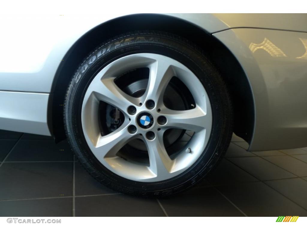 2008 1 Series 128i Coupe - Titanium Silver Metallic / Black photo #19