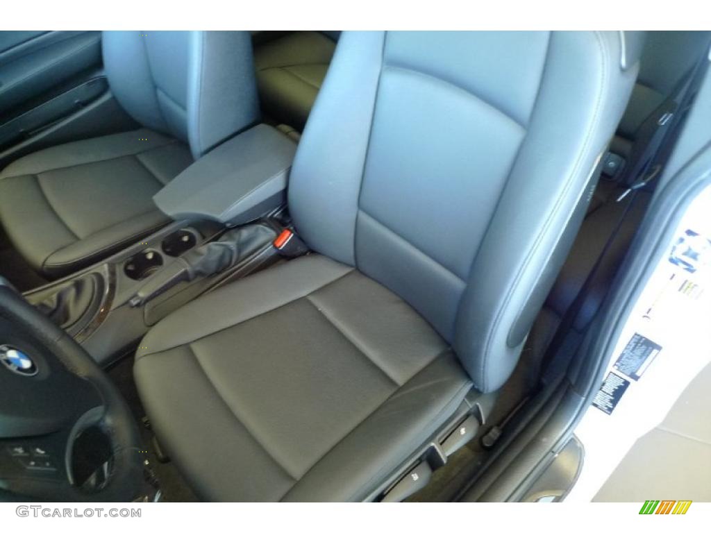 2008 1 Series 128i Coupe - Titanium Silver Metallic / Black photo #25