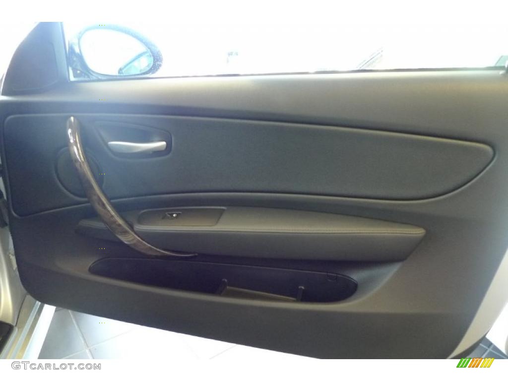 2008 1 Series 128i Coupe - Titanium Silver Metallic / Black photo #34