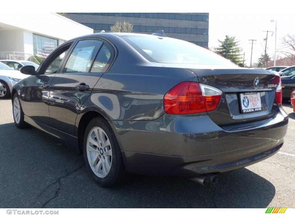 2007 3 Series 328xi Sedan - Sparkling Graphite Metallic / Black photo #6