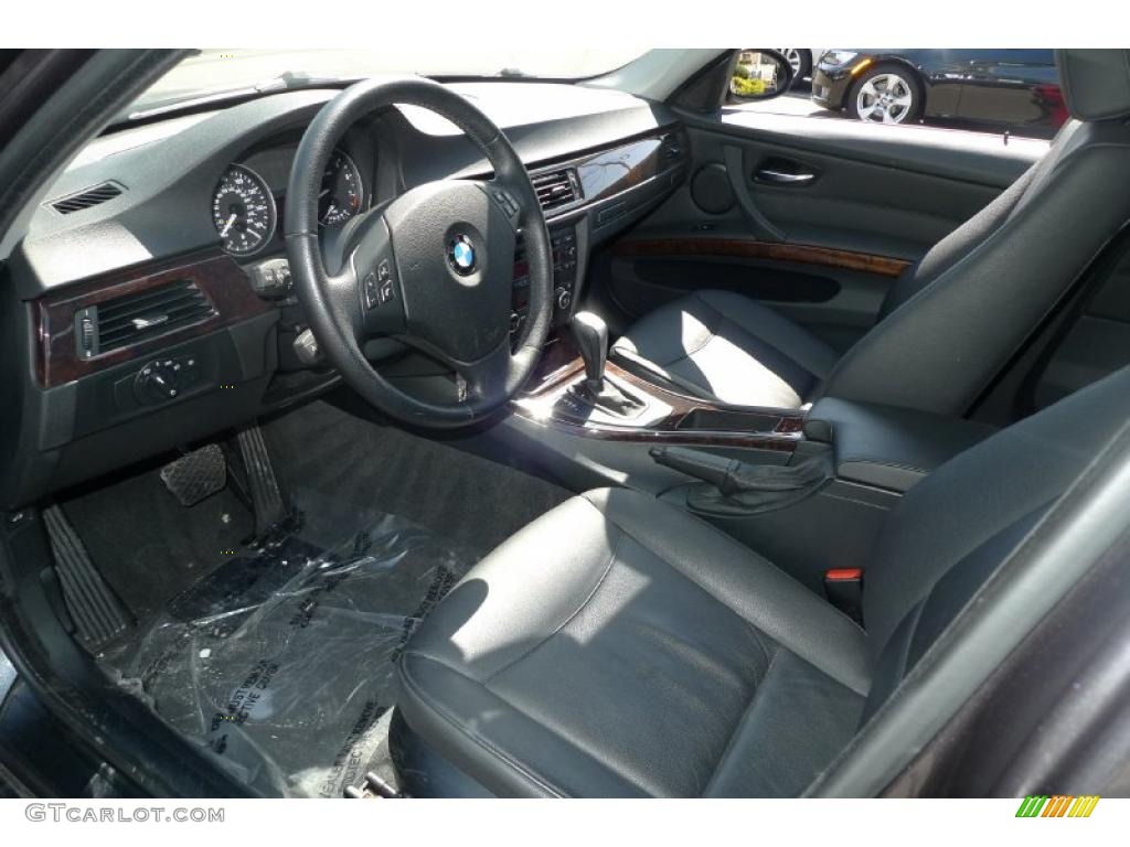 2007 3 Series 328xi Sedan - Sparkling Graphite Metallic / Black photo #7
