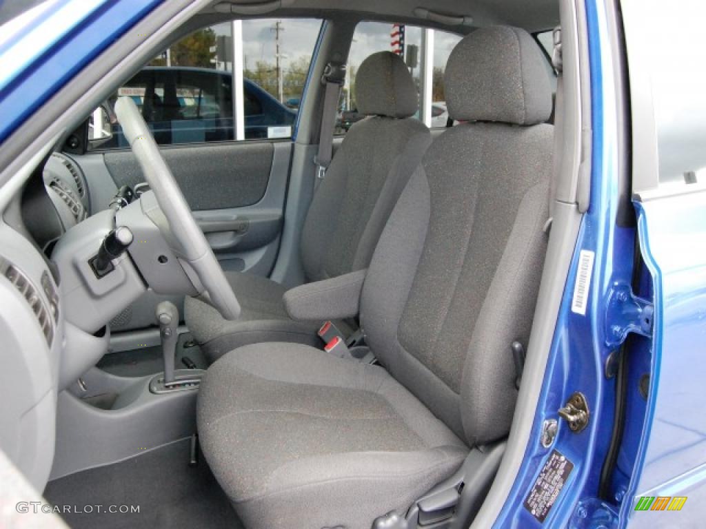 2002 Accent GL Sedan - Coastal Blue / Gray photo #22