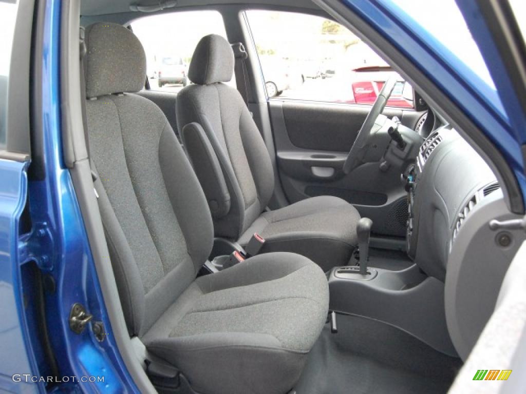 2002 Accent GL Sedan - Coastal Blue / Gray photo #26
